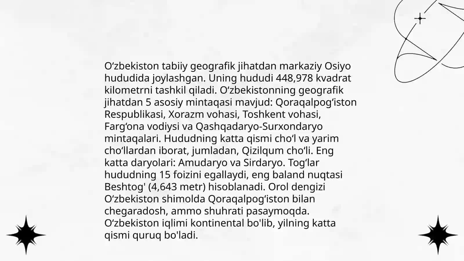 O‘zbekistonning tabiiy tarixiy hududlarga bo‘linishi 3
