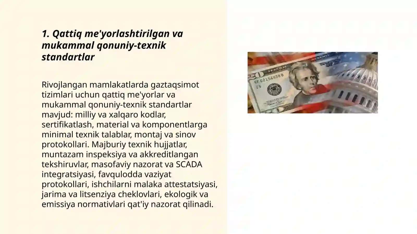 Rivojlangan mamlakatlarda gaznachilik tizimlarining xususiyatlari 3
