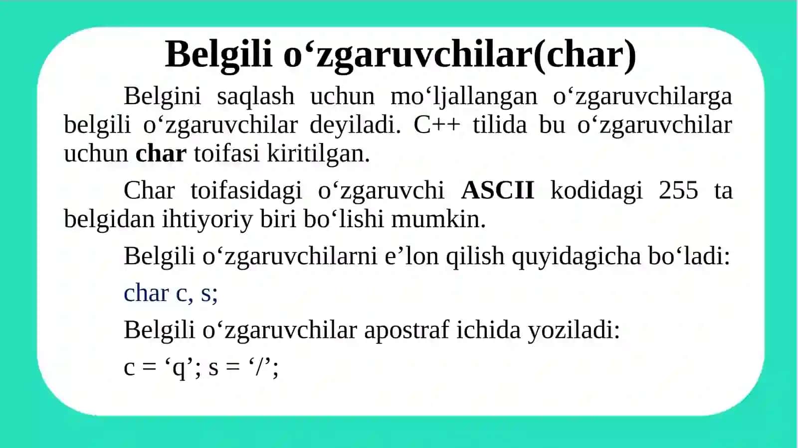 Massiv elementlarini qidirish va saralash algoritmlari 3