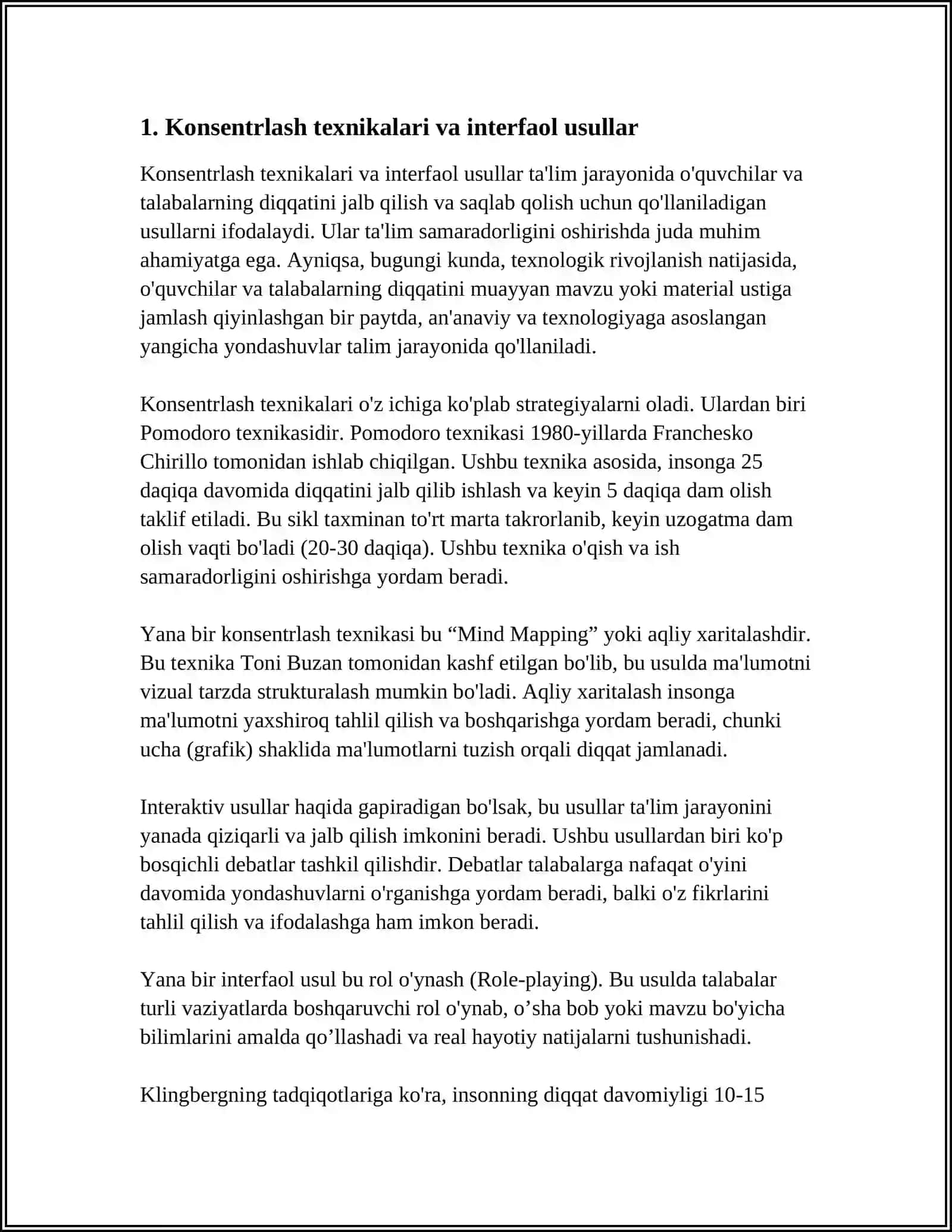 KONSENTRLAR BO'YICHA ARIFMETIK AMALLAR MAVZUSINI O'RGANISHDA INTERFAOL USULLARDAN FOYDALANISH.DIDAKTIK O'YINLARNI TANLASH 3