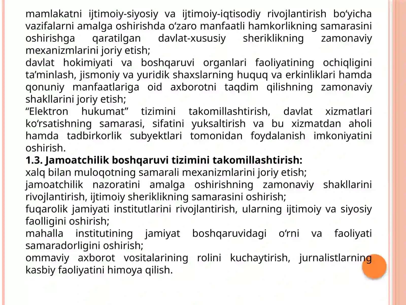 YANGI О’ZBEKISTONDA XALQCHIL VA INSONPARVAR DAVLAT QURISHNING IJTIMOIY-SIYOSIY AHAMIYATI. 3