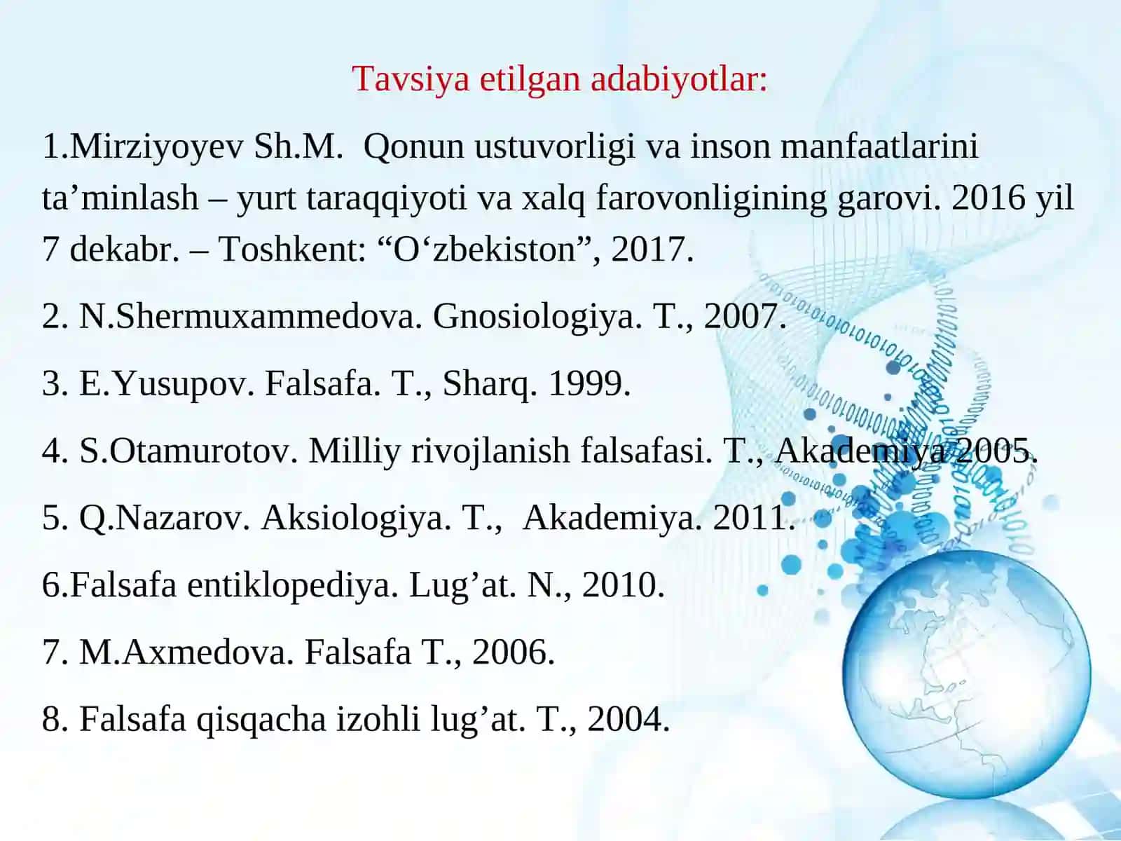 Falsafa va unig jamiyat hayotidagi roli 3