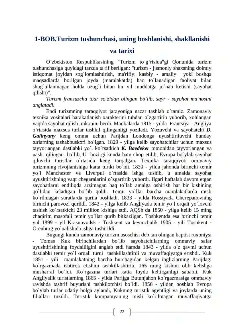 Turizm Tushunchasi va Tarixi 3