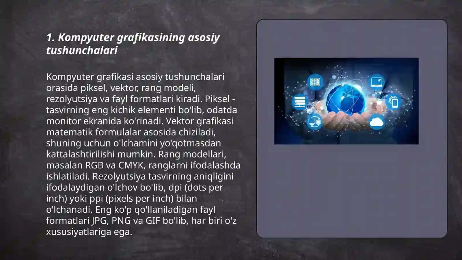 Kompyuter grafikasining dasturiy taʼminoti 3