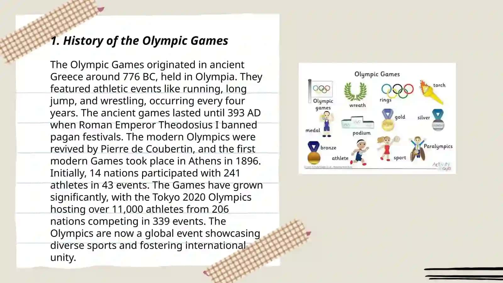 The Olympic games 3
