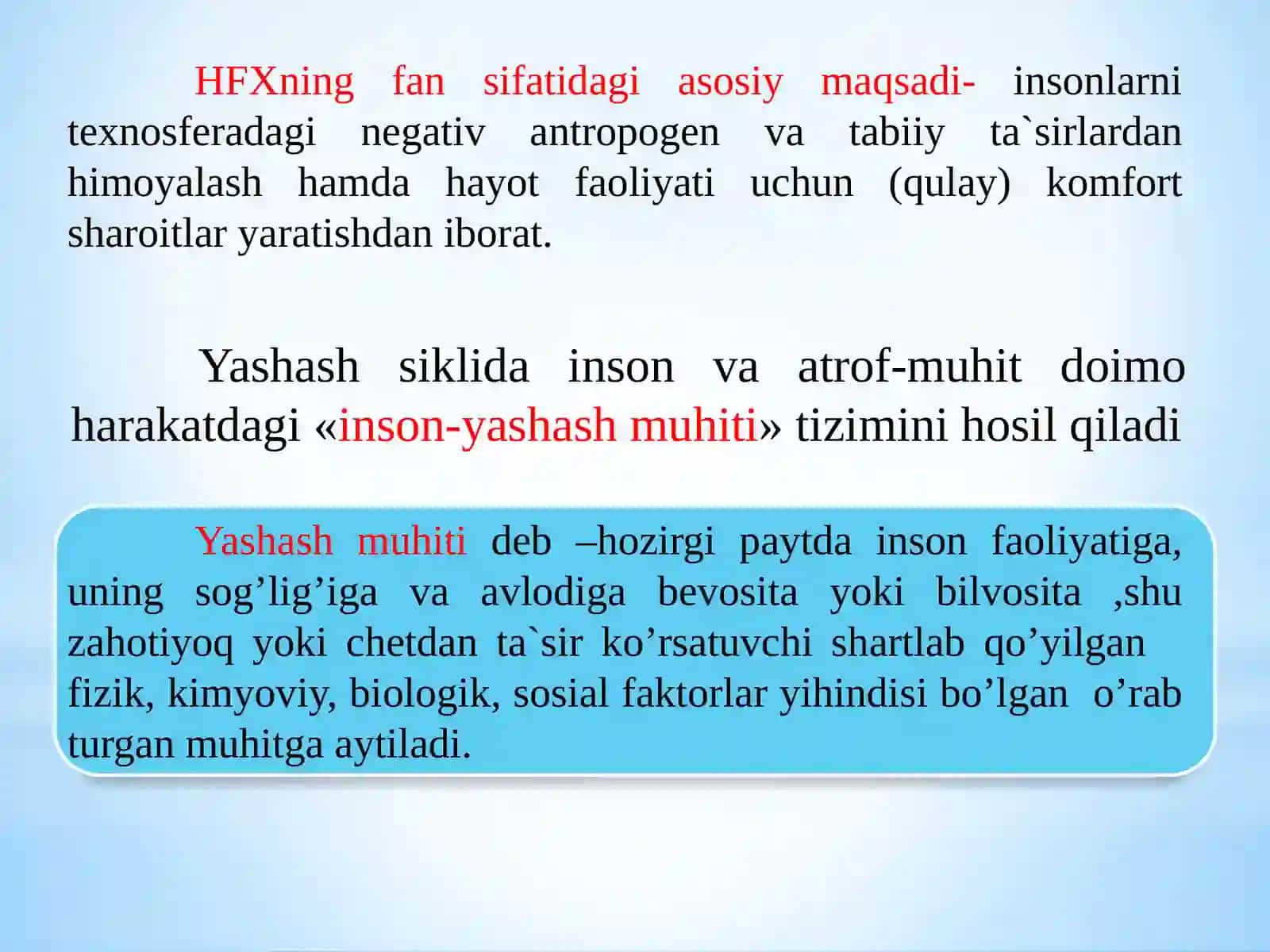 Hayot faoliyati xavfsizligi fanigakirishvahuquqiyasoslari 3