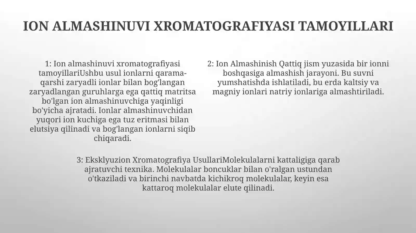 Ion Almashinish Va Eksklyuzion Xromatografiya Usullari 3