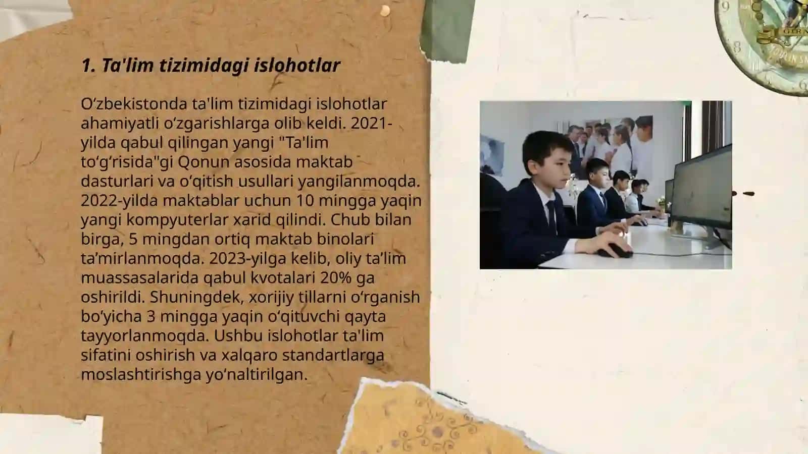 Ta'lim tizimidagi islohotlar 3