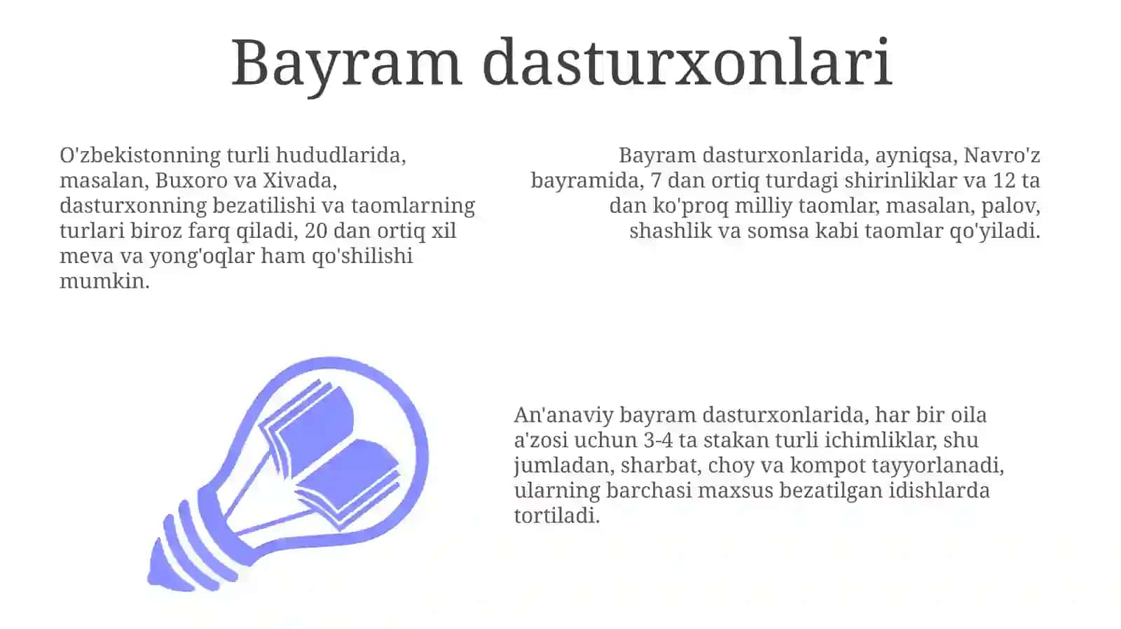 Dasturxontuzashusullari 3