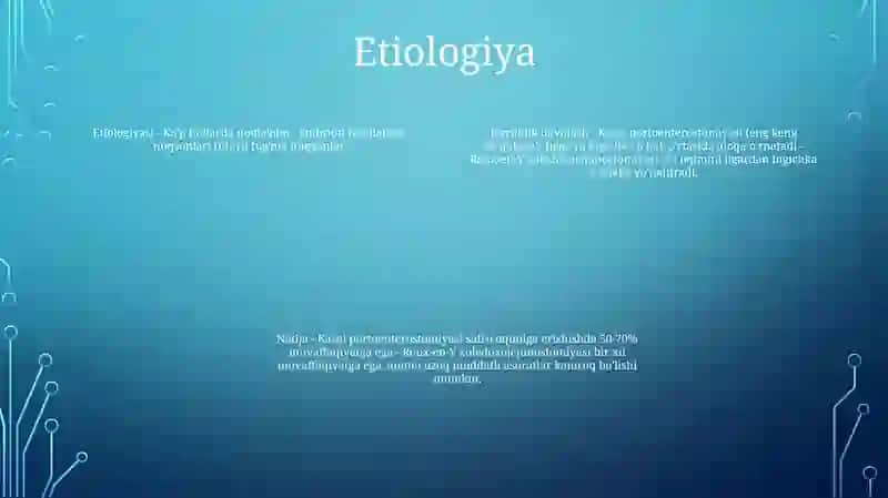 Òt Chiqarish Yòllarining Atreziyalarida Operatsiyalar 3