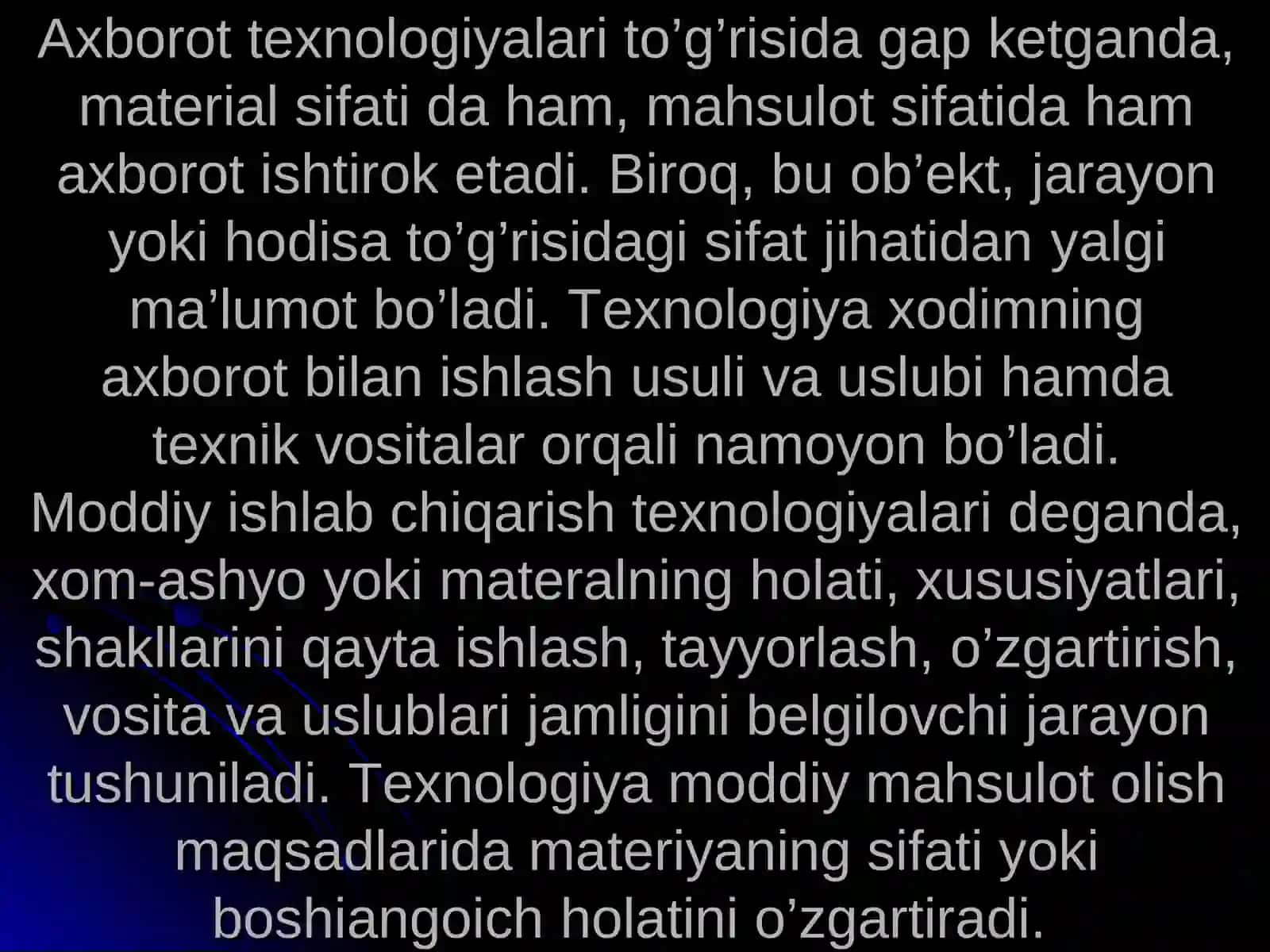 Axborol texnologiyalari 3