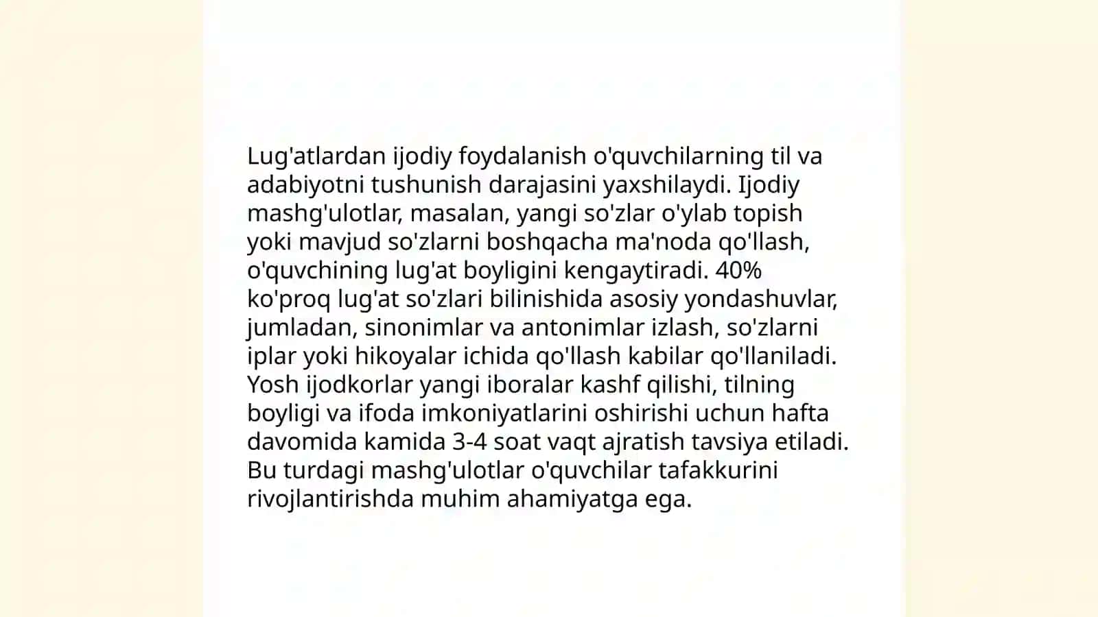 Lug'atlardan ijodiy foydalanish 3