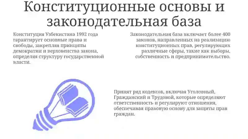 Создание гарантий прав и свобод человека в Новом Узбекистане 3