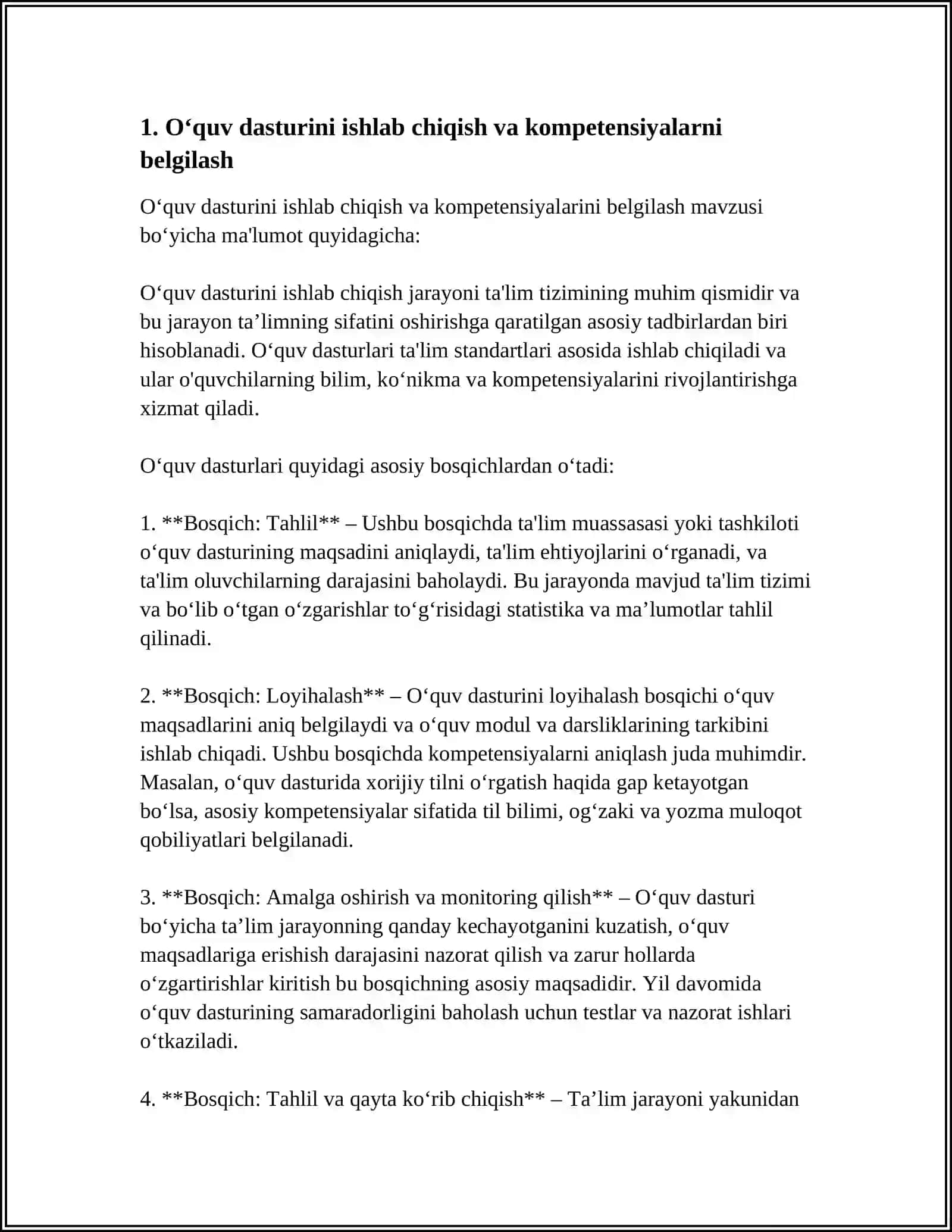 AXBOROT TIZIMLARI XAVFSIZLIGI BOʻLIMINI OʻQITISH METODIKASI 3