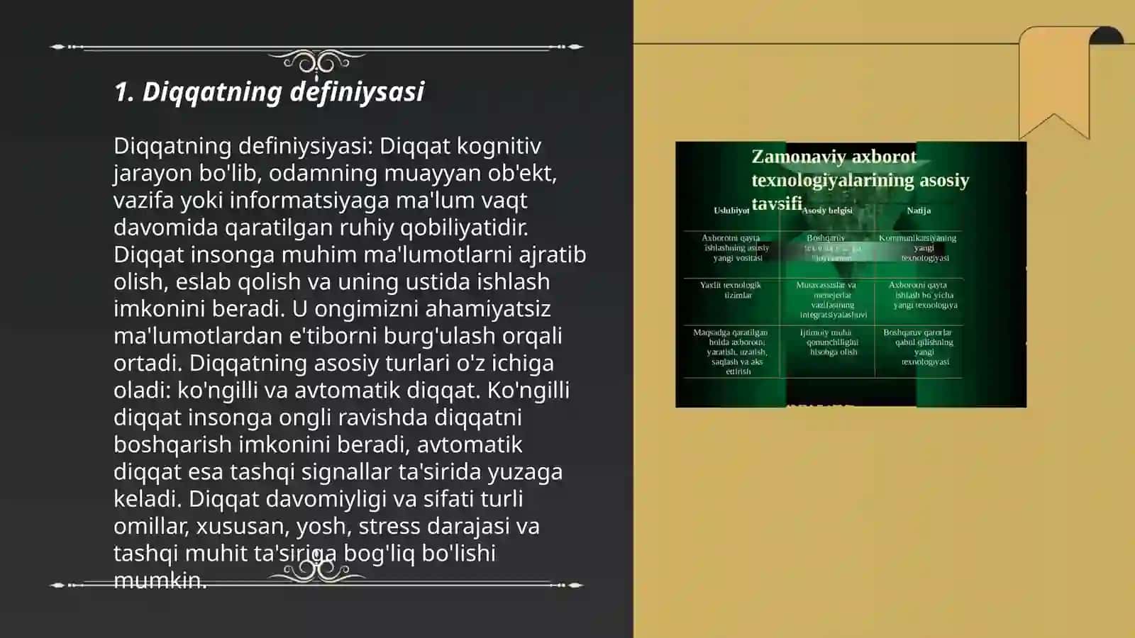 Diqqat haqida tushuncha 3