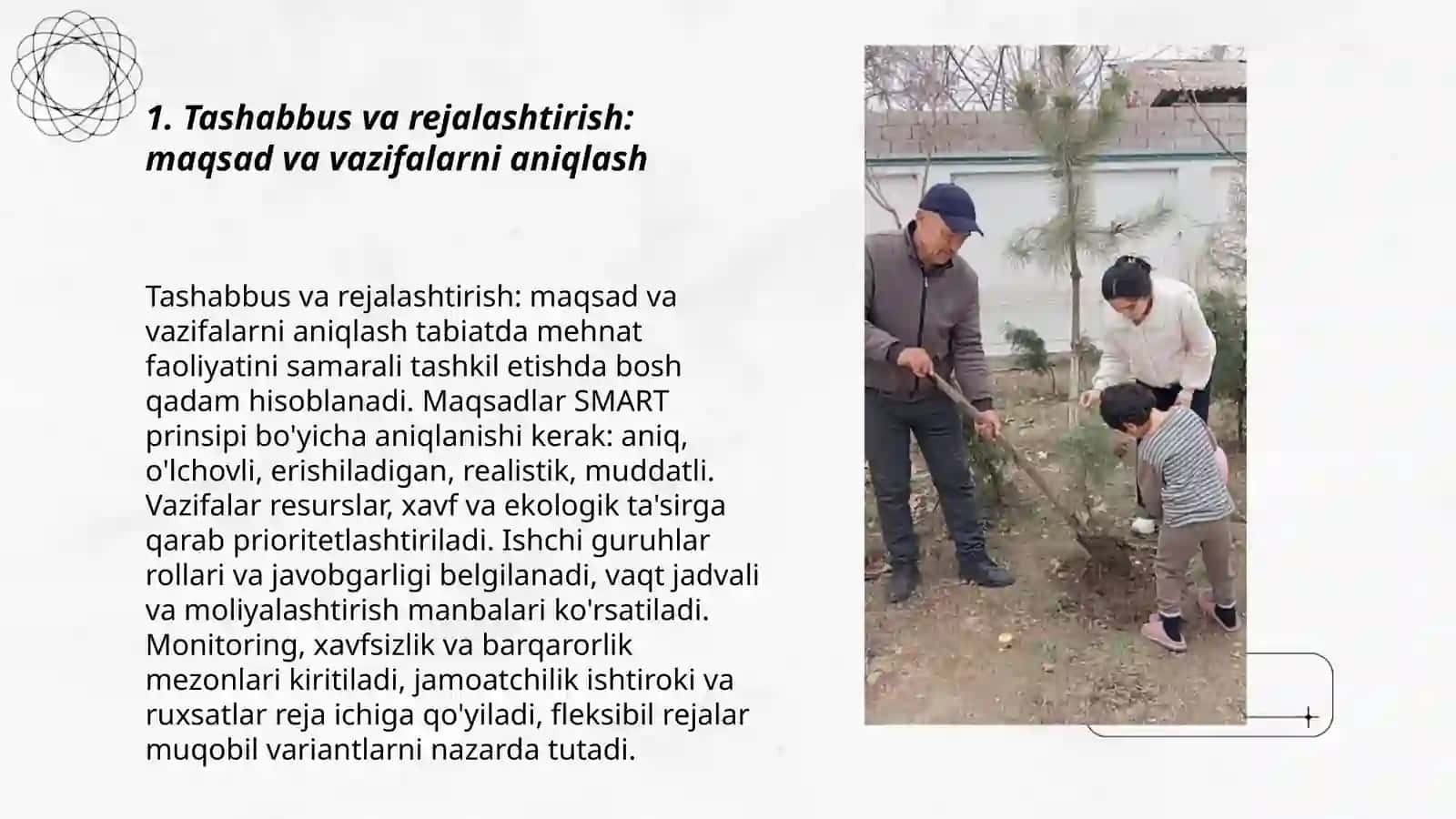 Tabiatda mehnat faoliyatini tshkil etishning eng samarali usullar 3