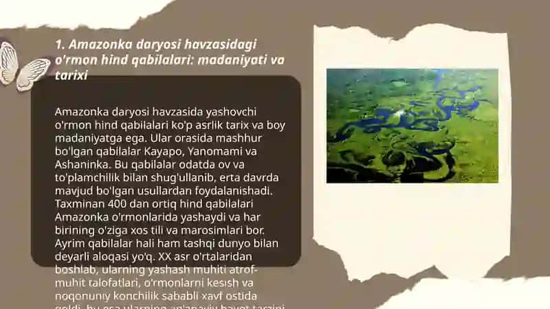 Amazonka va Orinoko daryolari xavzasidagi oʼrmon Hind qabilalari 3