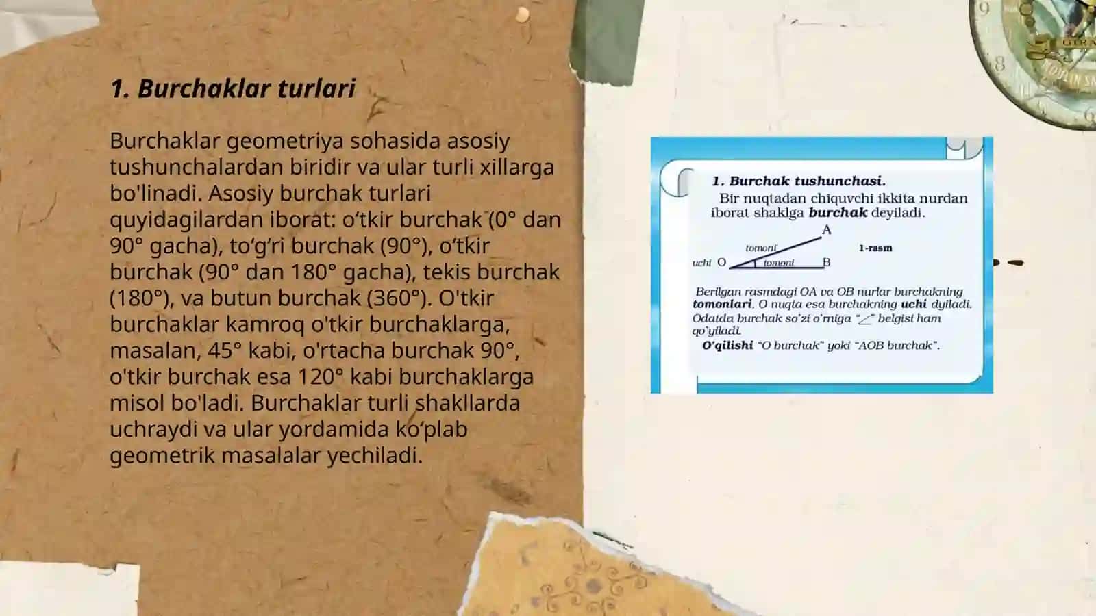 Burchaklar va ularning turlari 3
