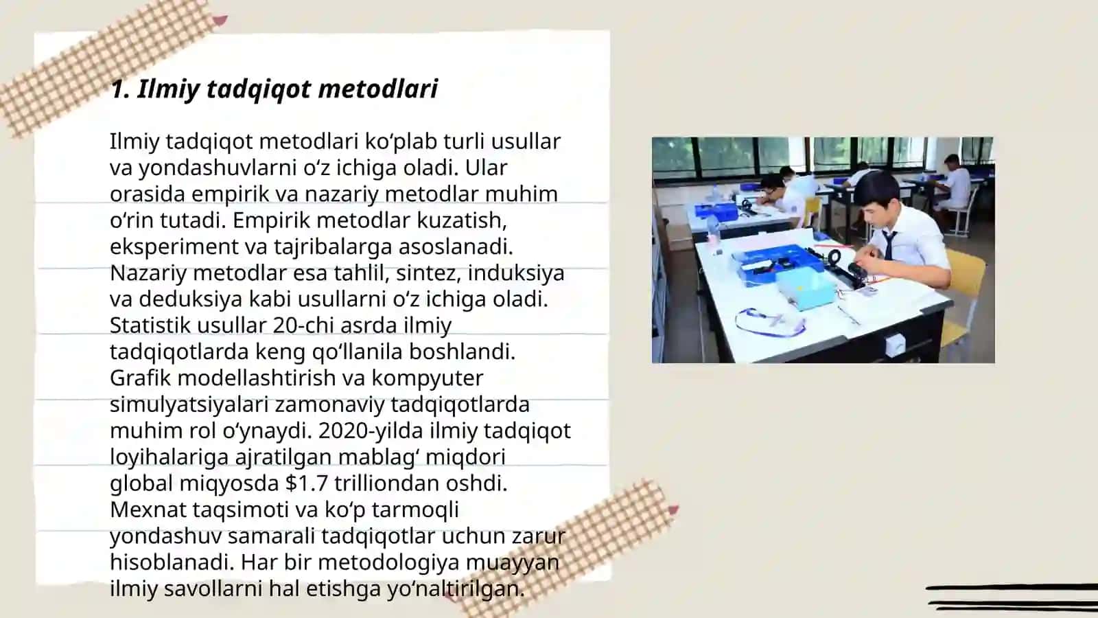 Ilmiy tadqiqot metodlari 3