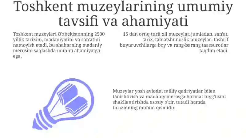 Toshkent muzeylarining faoliyati 3