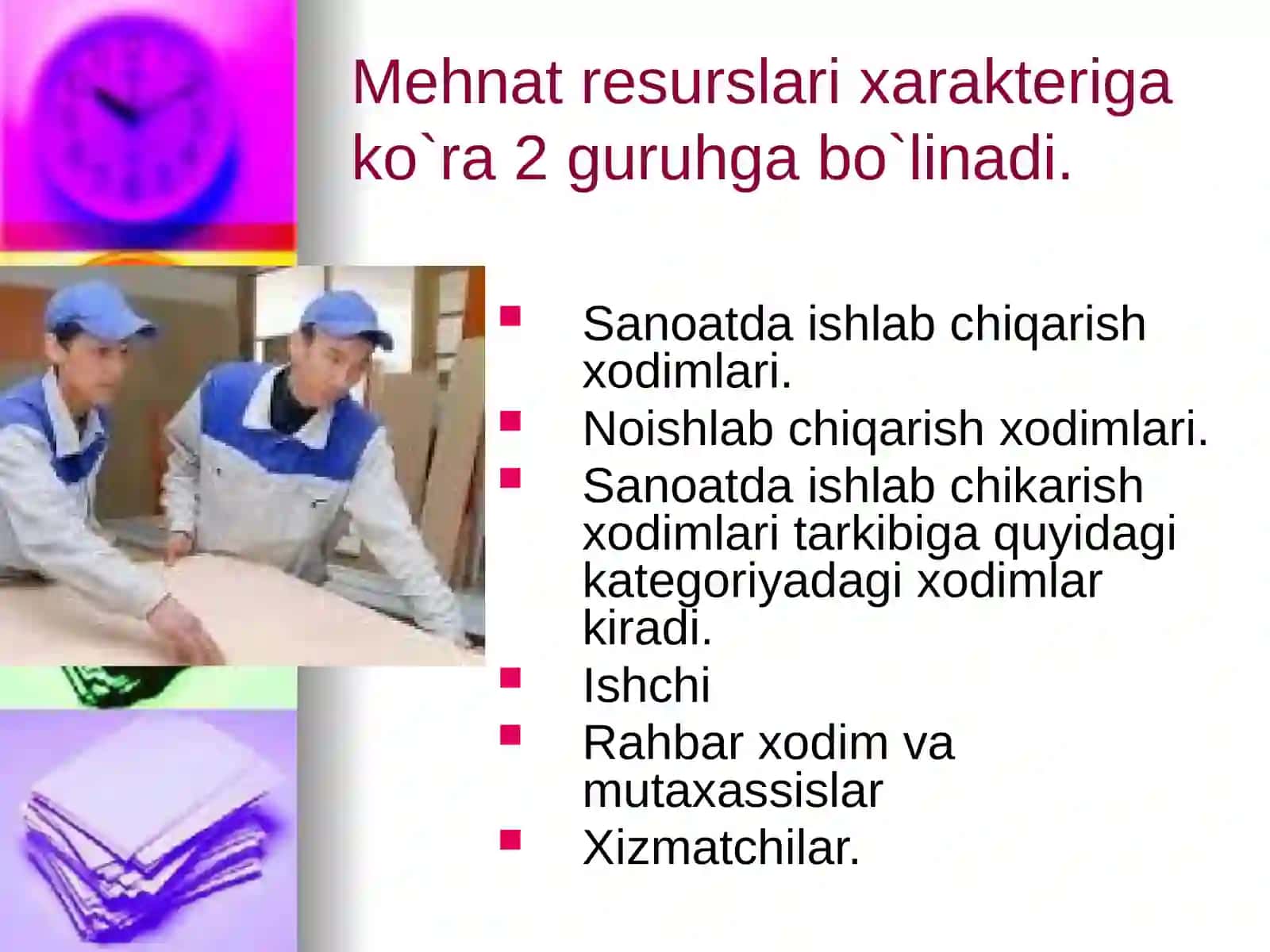Mehnat resurslari tartibi soni va harakati 3
