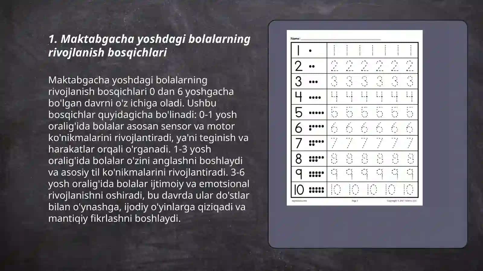 Maktabgacha yosh davrdagi bolalarga òyin faoliyati 3