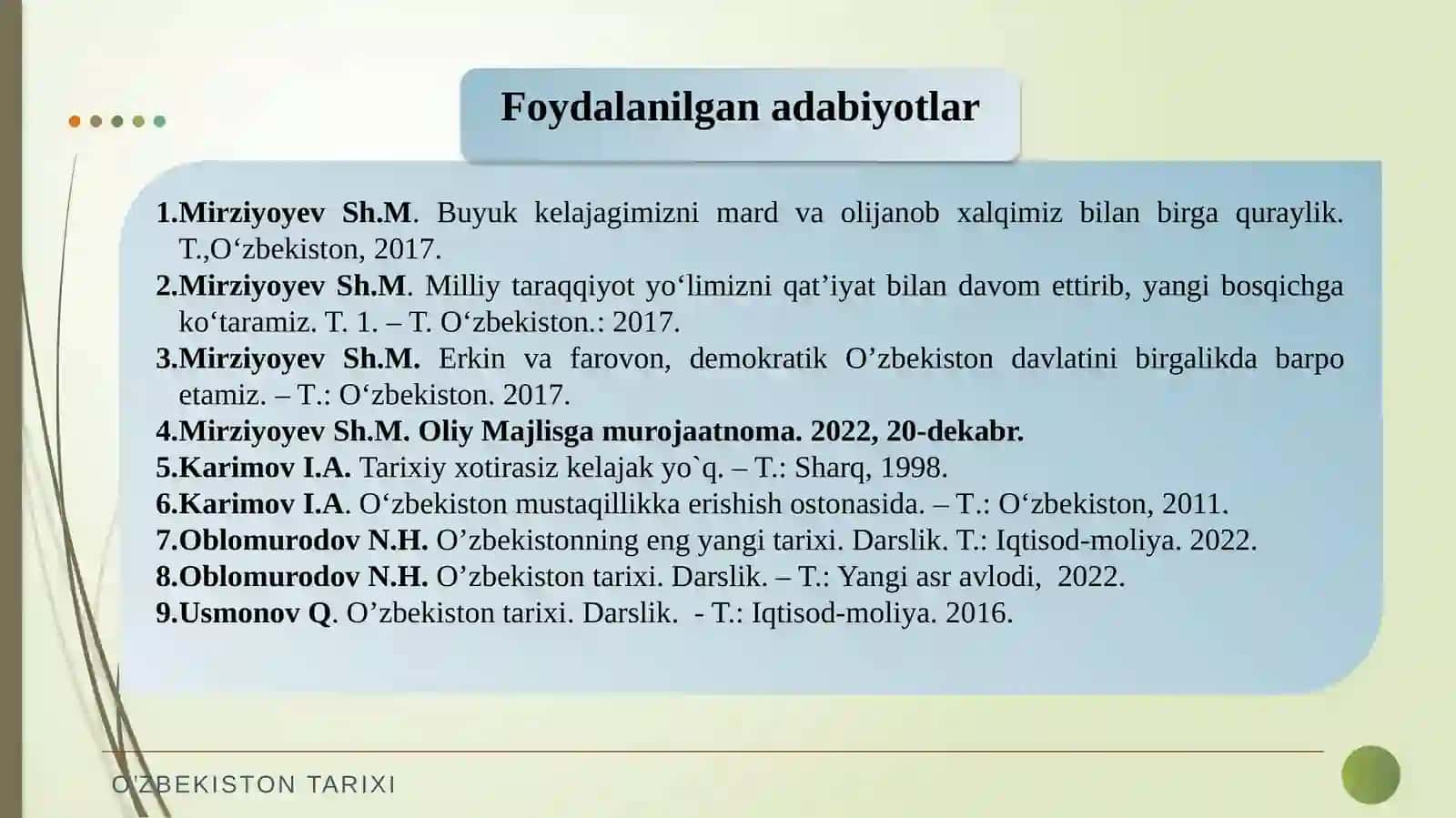 Mustaqil O'zbekiston Respublikasi Tashkil Topishi 3
