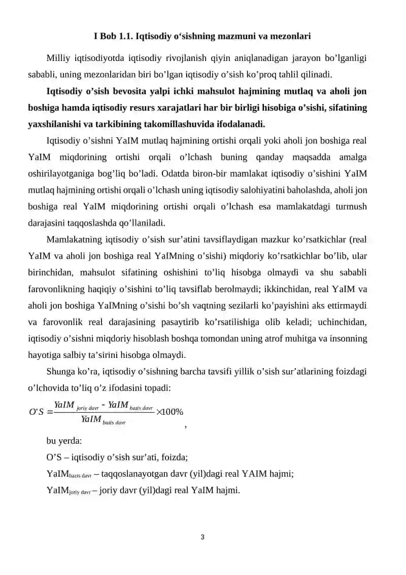 IQTISODIYOTDAGI TARKIBIY O`ZGARISHLAR VA UNING IQTISODIY MUVOZANATGA TA`SIRI 3
