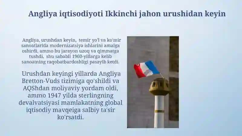 Angliya iqtisodiyoti Ikkinchi jahon urushidan keyin 3
