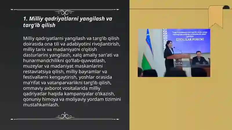 Milliy qadriyatlarni yangilash va targʻib qilish 3