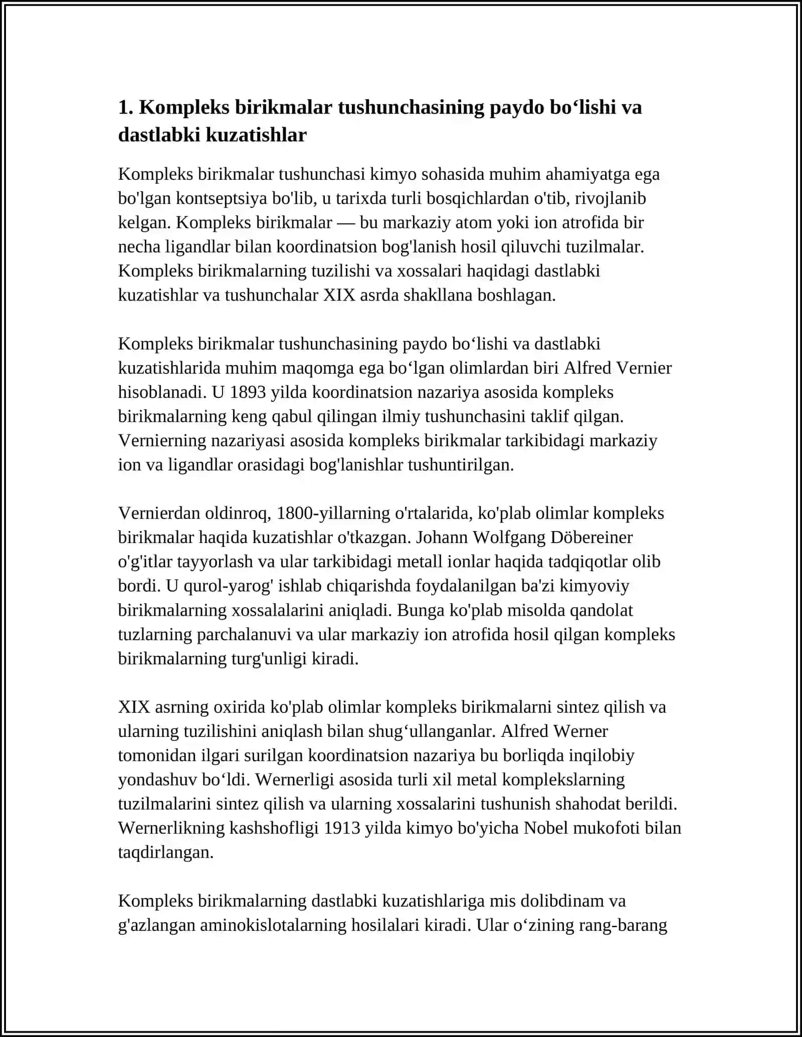 KOMPLEKS BIRIKMALARNING O'RGANISH TARIXI 3