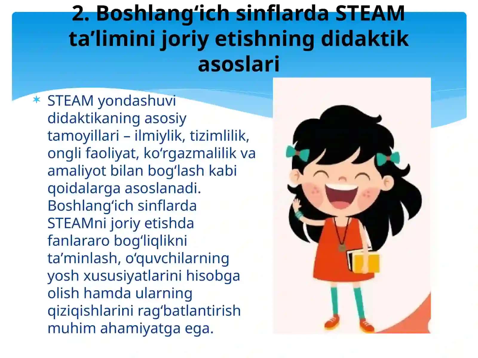 Boshlangʻich sinflarda STEAM taʼlimi darslarida oʻquv jarayonini tashkil etish 3
