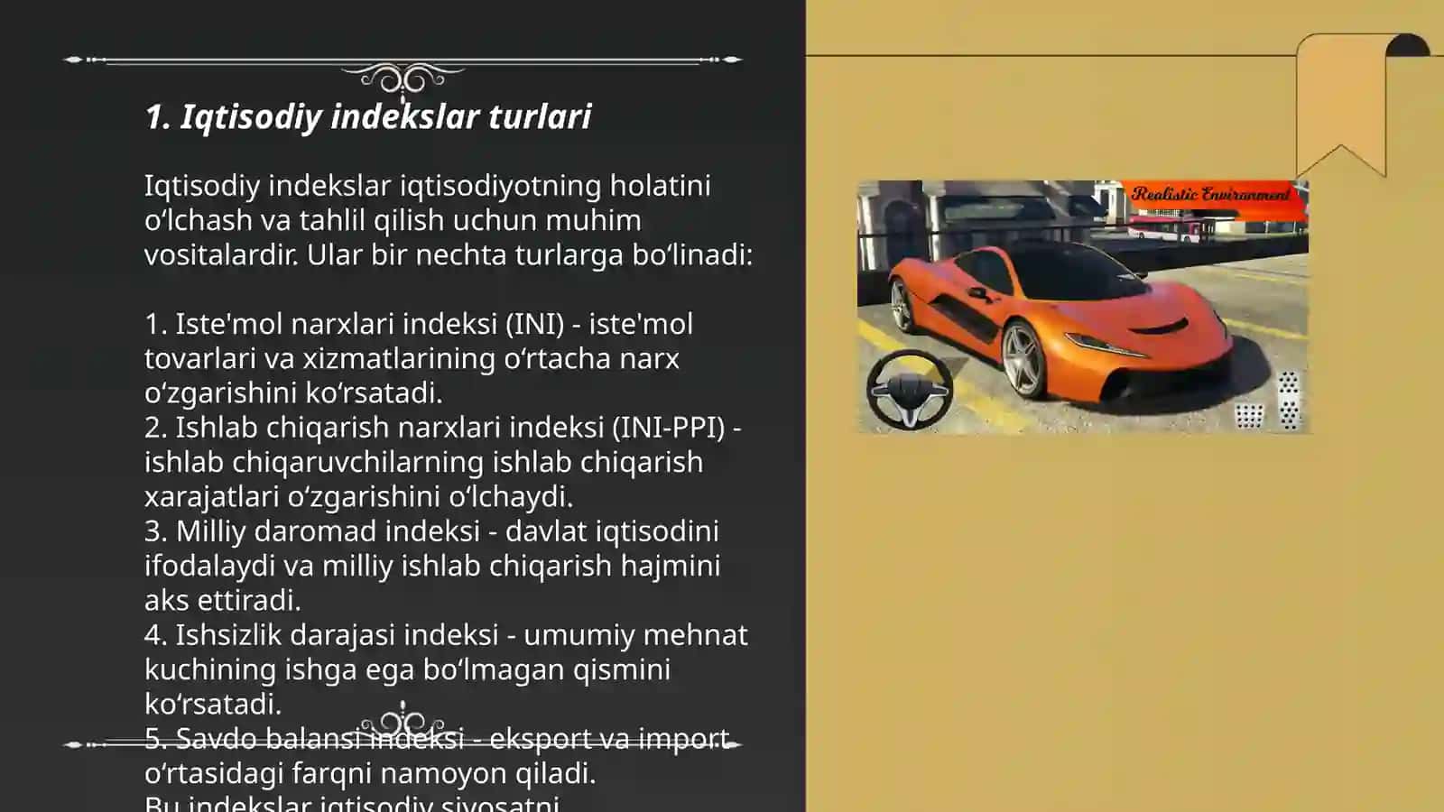 Iqtisodiy indekslar tushunchasi mohiyati va ahamiyati 3