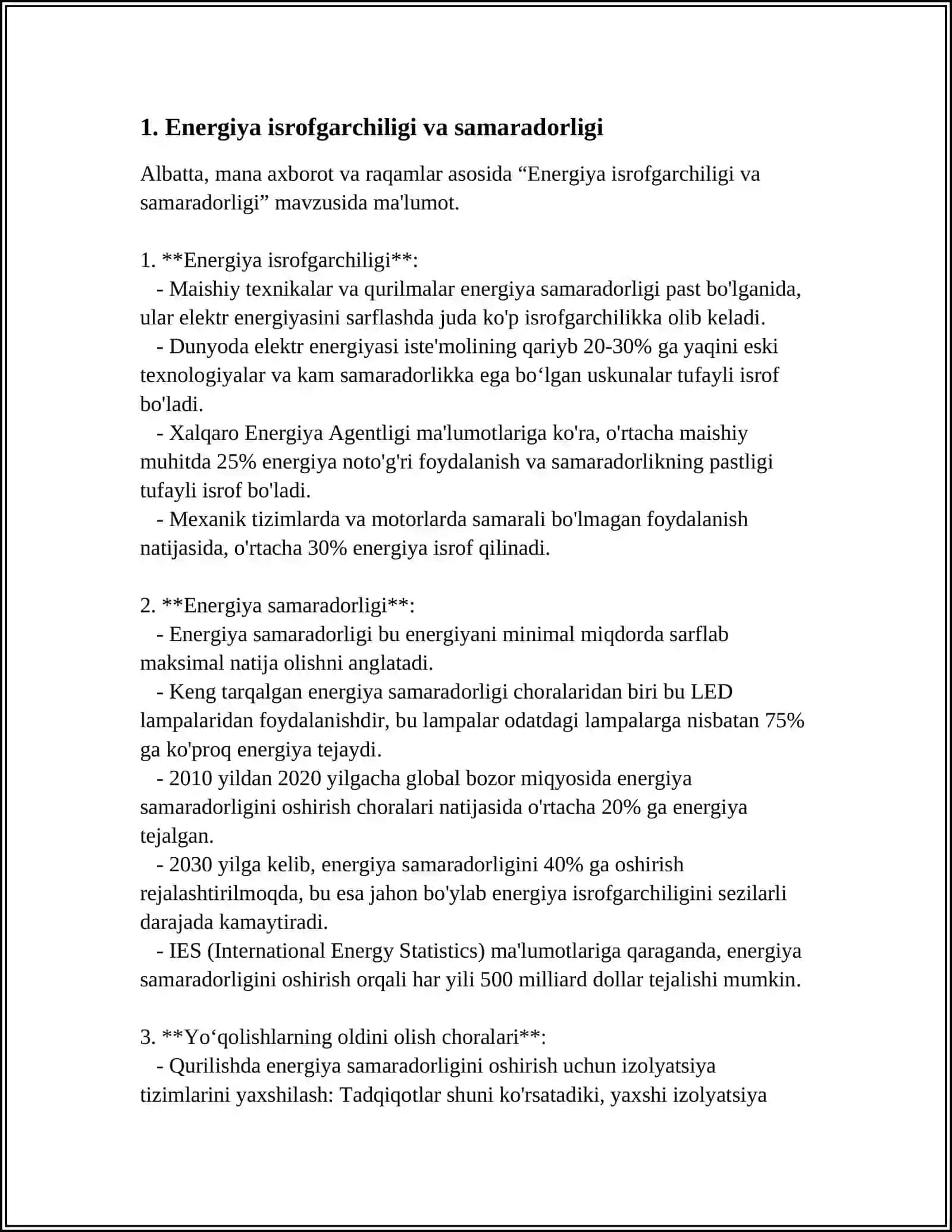 ENERGIYANING ISROFGARCHILIGI ÔZGARUVCHAN VA ÔZGARMAS ELEKTROMAGNITLARI HAQIDA TUSHUNCHALAR 3