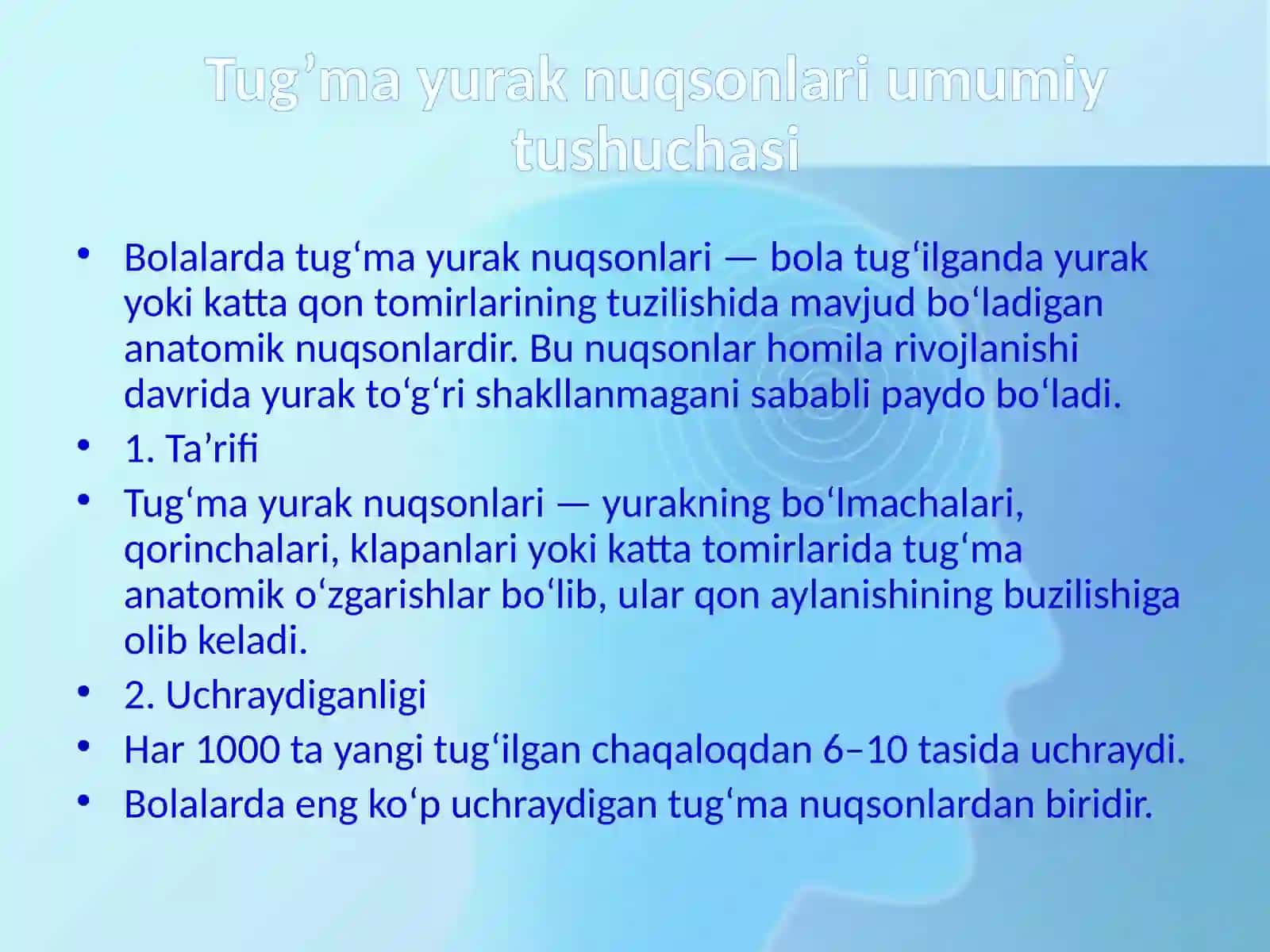 Bolalarda Yurak nuqsonlari.EKG o’zgarishlari 3