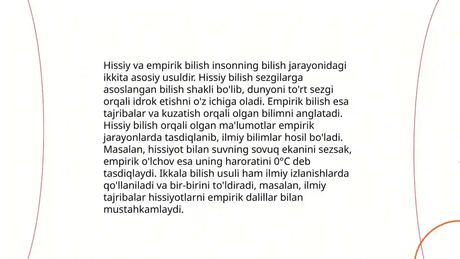 Hissiy va empirik bilishning aloqasi 3