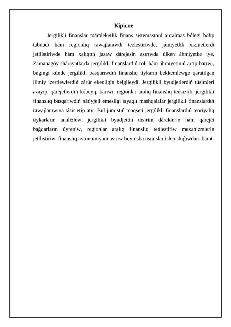 Jergilikli finanslar 3
