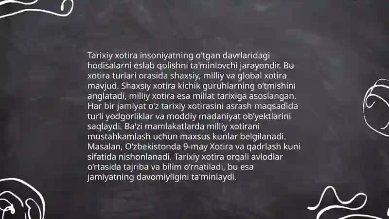 Xotira turlari va uning jarayonlari 3