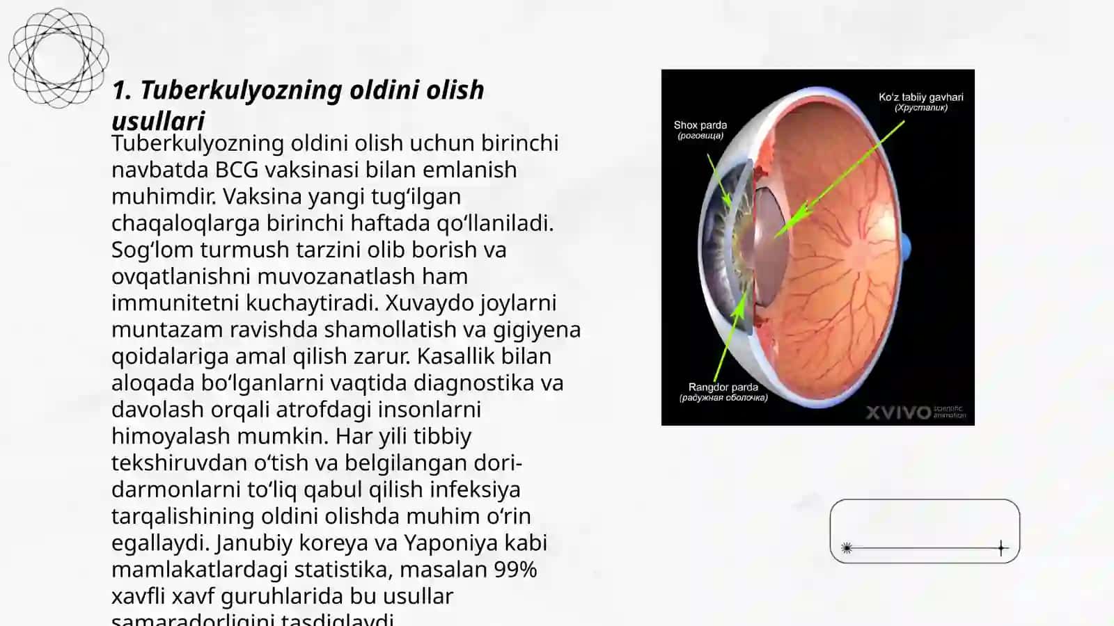 Koʻruv azolarini tuberkulozdan zararlanishining profilaktikasi 3