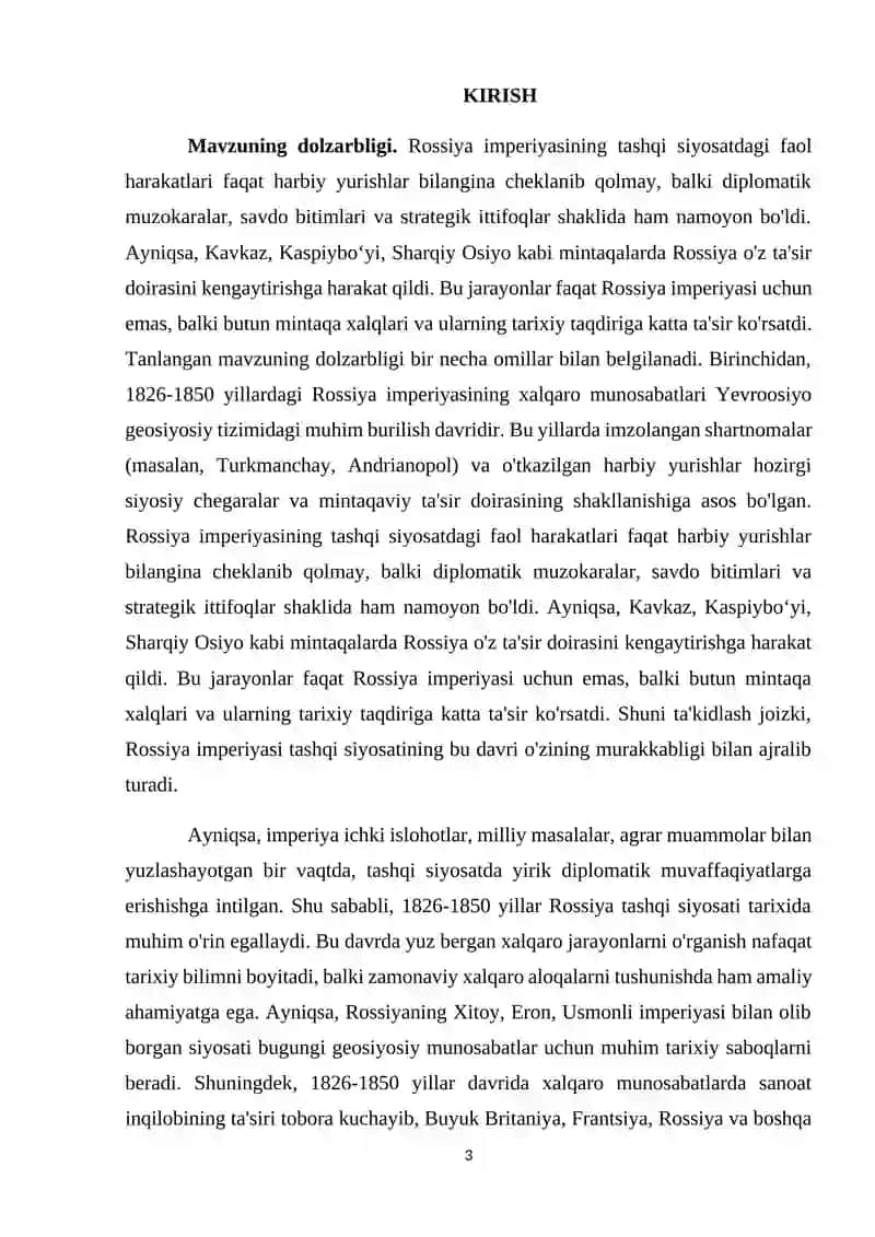 XVIasr oxiri va XVII asr boshlarida Rossiyaning tashqi siyosati tarixidan 3