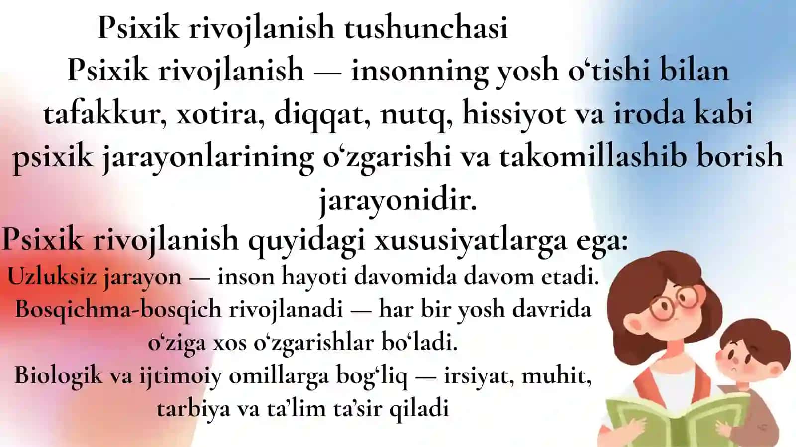 Psixik rivojlanish va uni davrlashtirish muammosi 3