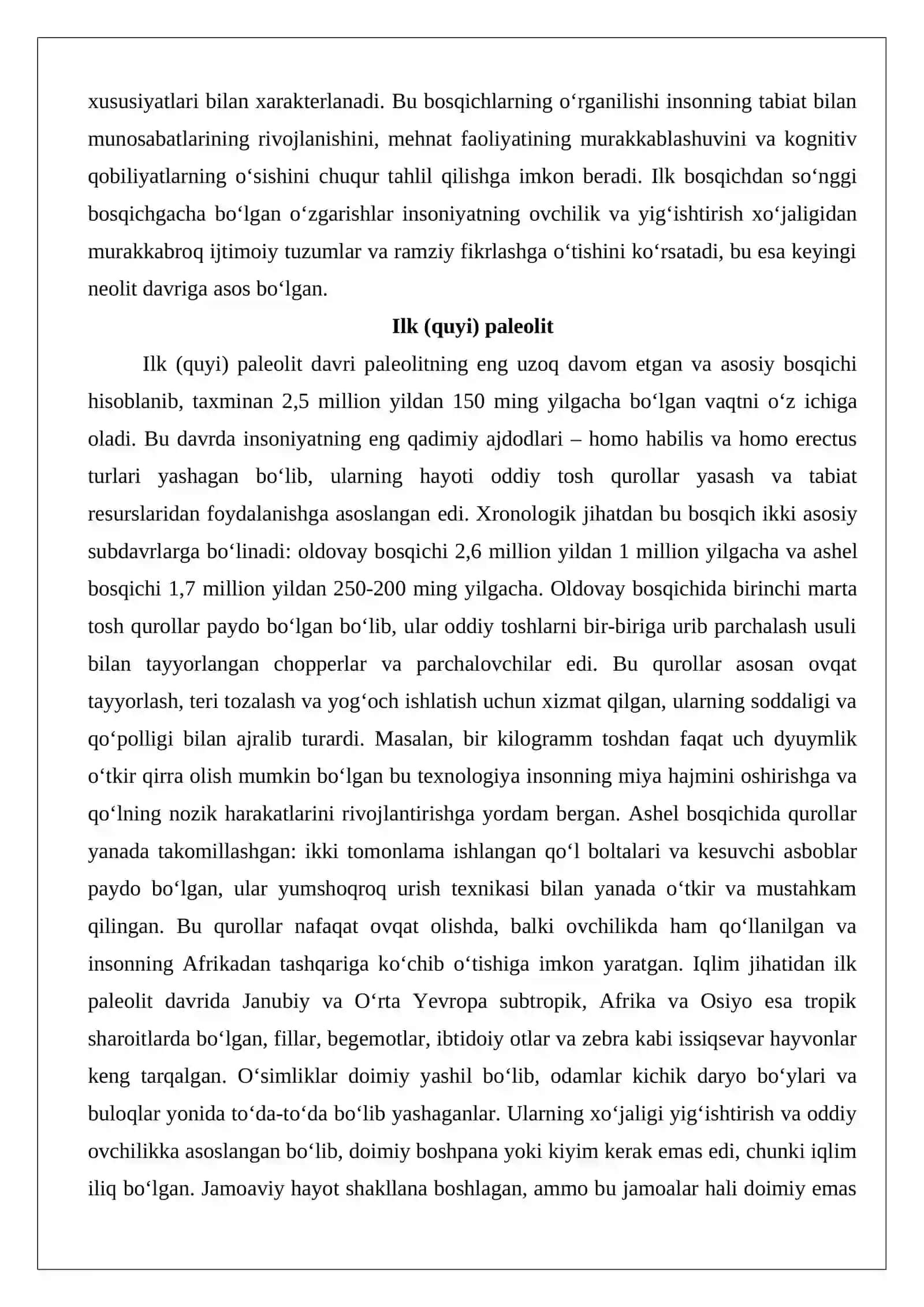 Paleolot davri arxeologiyasi 3