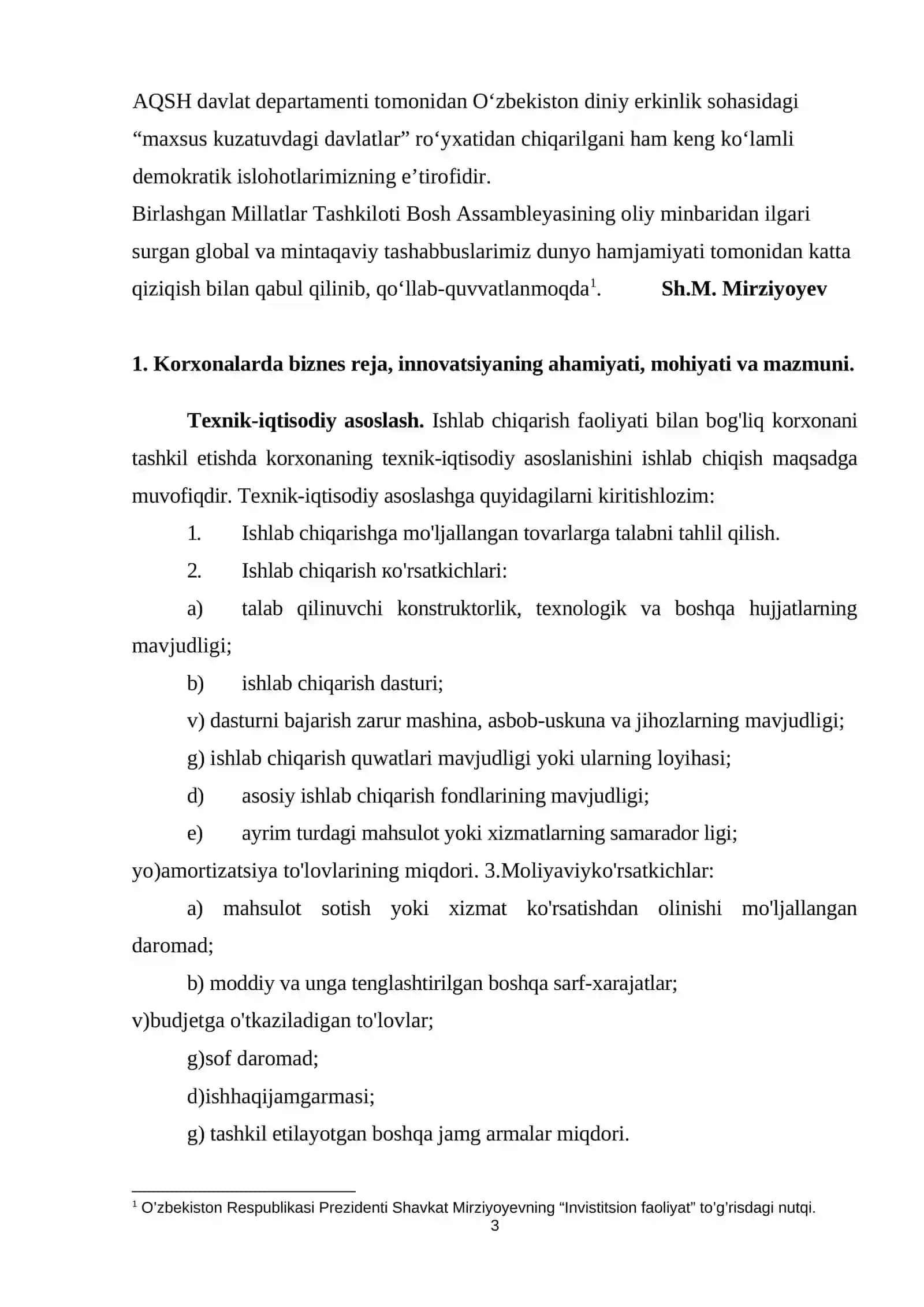 Korxona innovatsion faoliyatini rejalashtirish 3
