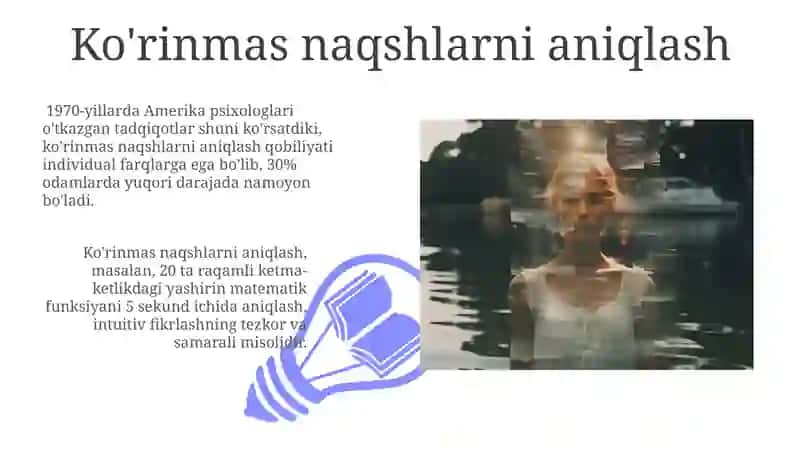 Ko'rinmas naqshlarni aniqlash 3