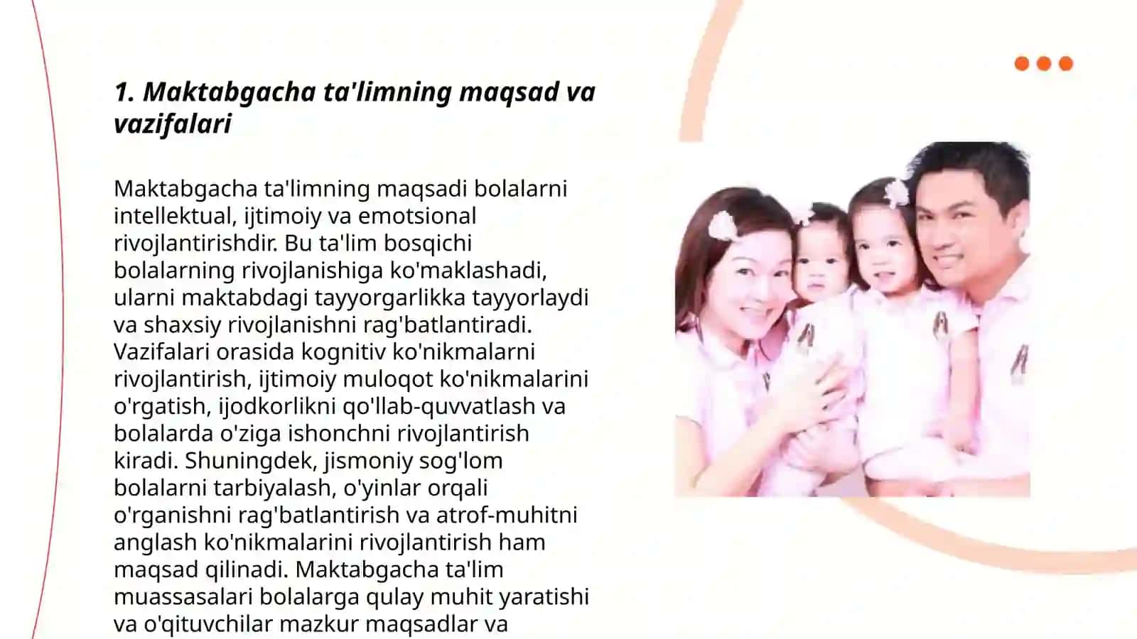 Maktabgacha ta'lim va tarbiyaning davlat standarti 3