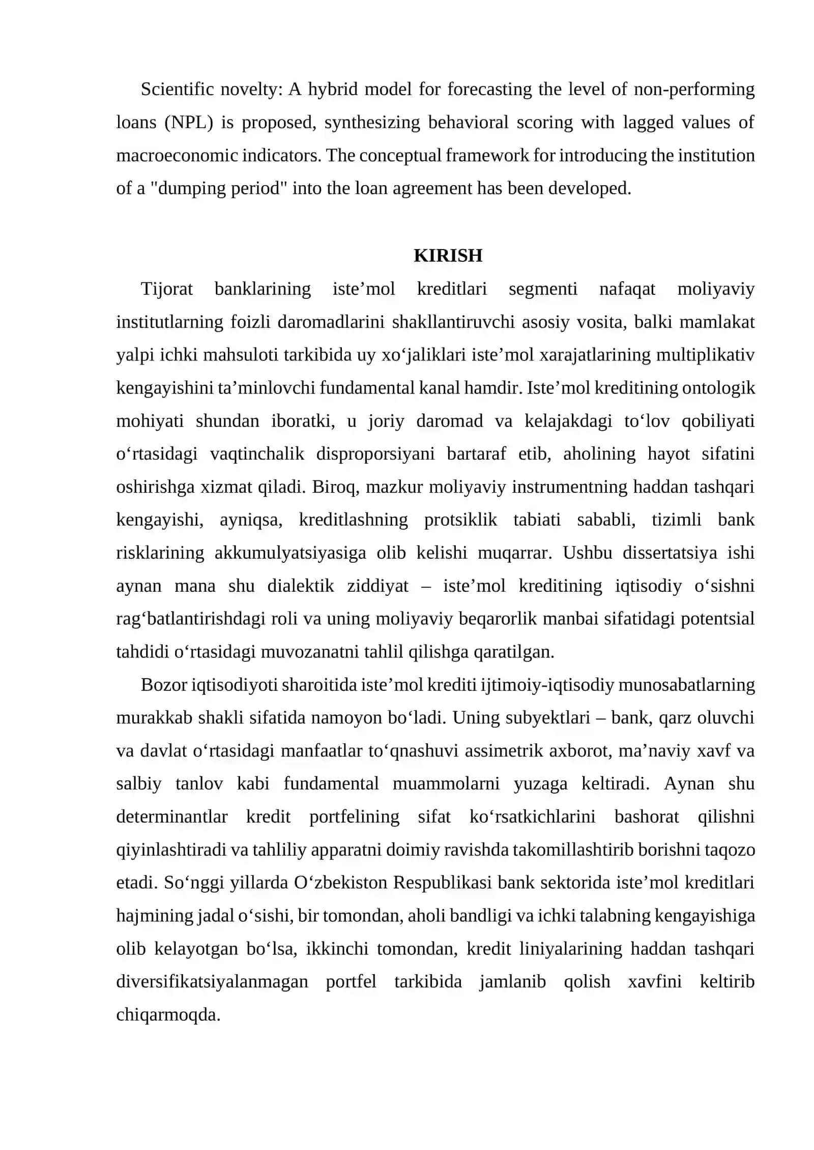 Methologies and Institutions for Managing Risks in Commercial Bank Usage Loans 3
