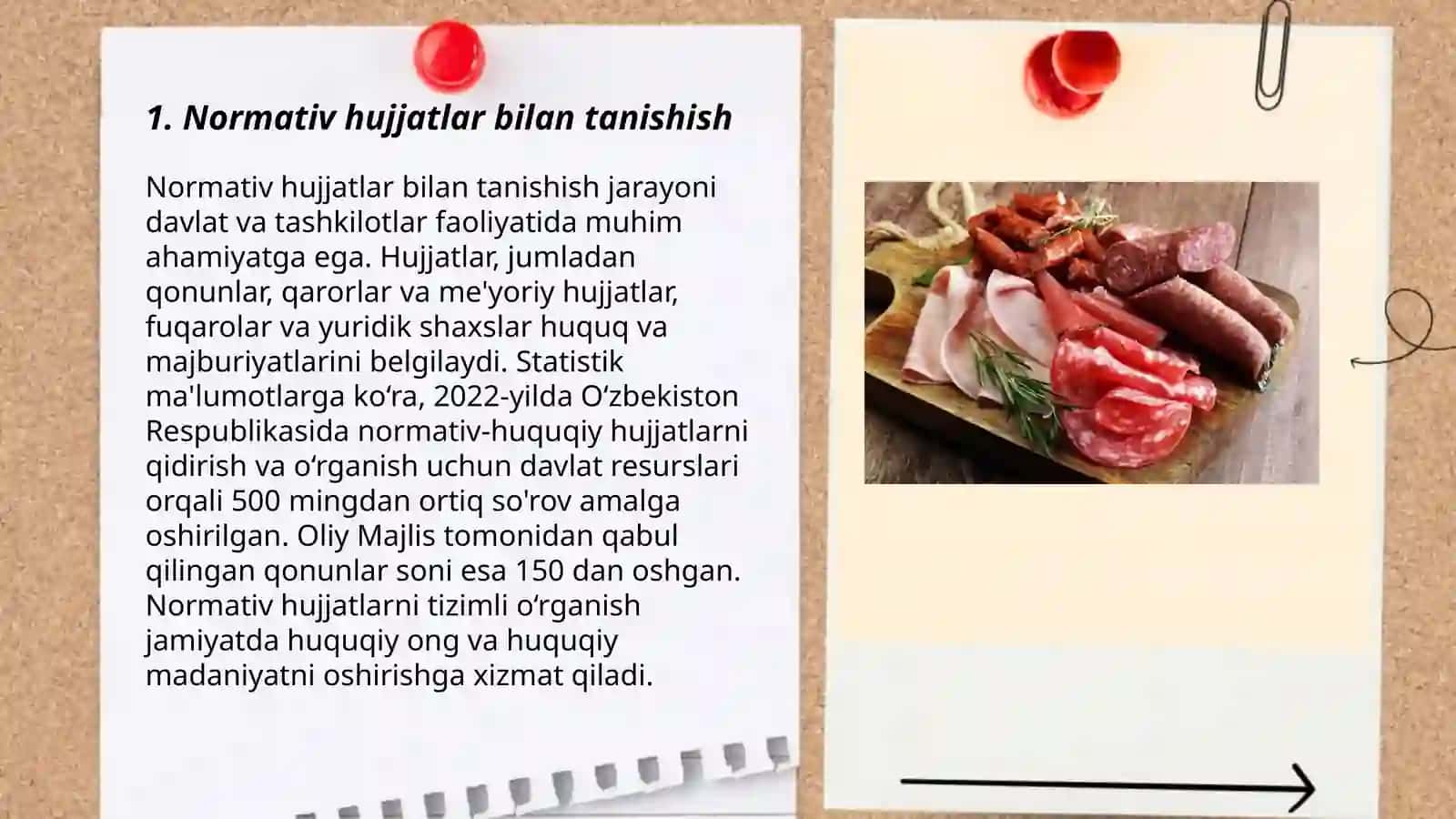 Kоlbаsа mаhsulоtlаrigа tеgishli stаndаrtlаrdа хаvfsizlik koʻrsаtkichlаrini аniqlаsh 3