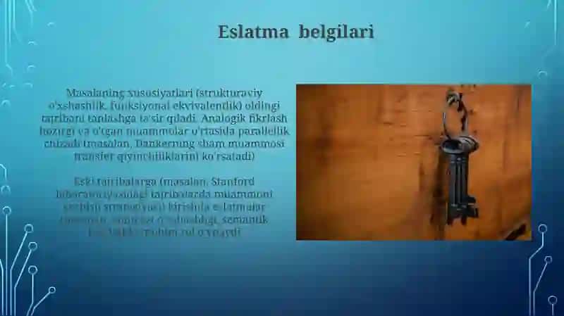 Masalalarniyechishdaoldingitajribaningtanlovchanliginingasosiyomillari 3