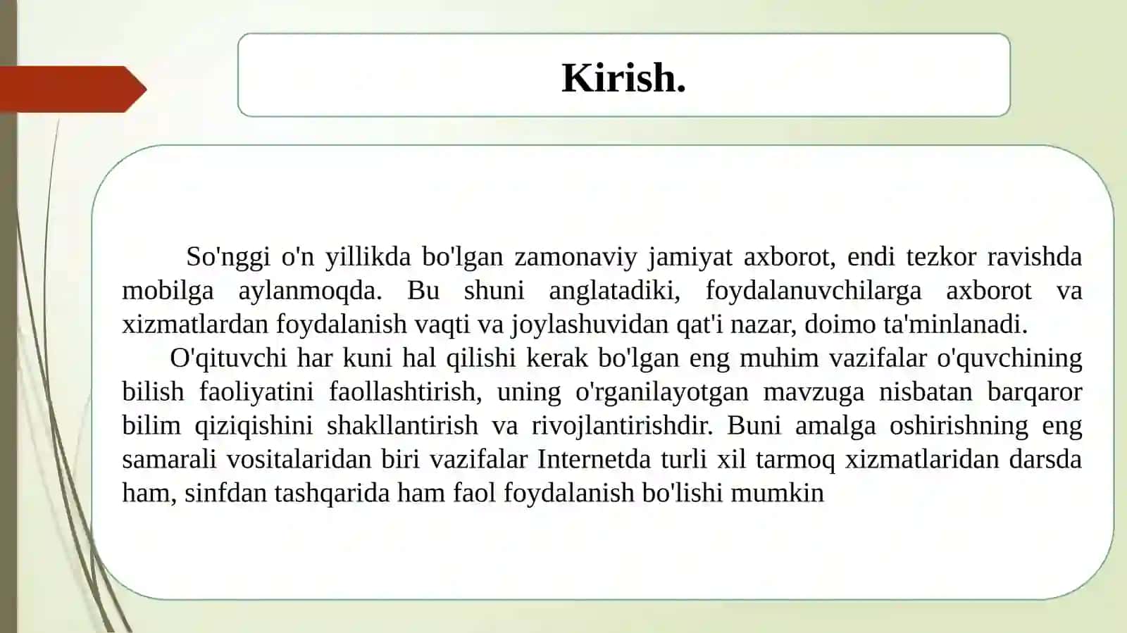 Google xizmatlari elektron ta`lim resusrlarini ishlab chiqish va nashr etish vositasi sifatida 3