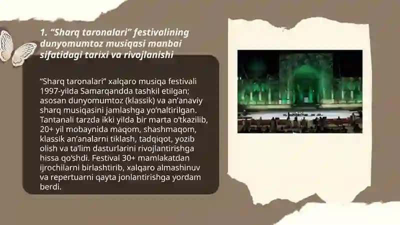 Sharq taronalari xalqaro musiqa festivali 3